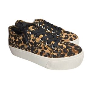 Steve Madden Emmi Leopard Print Platform Sneakers